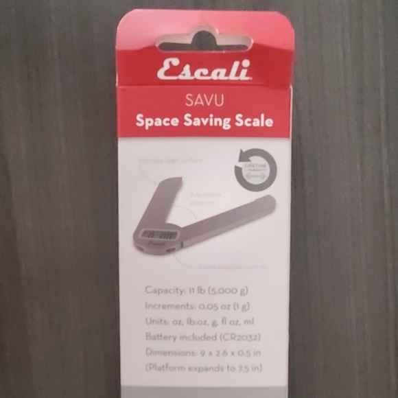 Escali Fold and Store Digital Scale. - Picture 3 of 3